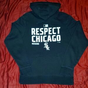 Chicago White Sox Fanatics 2020 Postseason Locker Room Fitted Pullover Hoodie